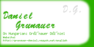 daniel grunauer business card